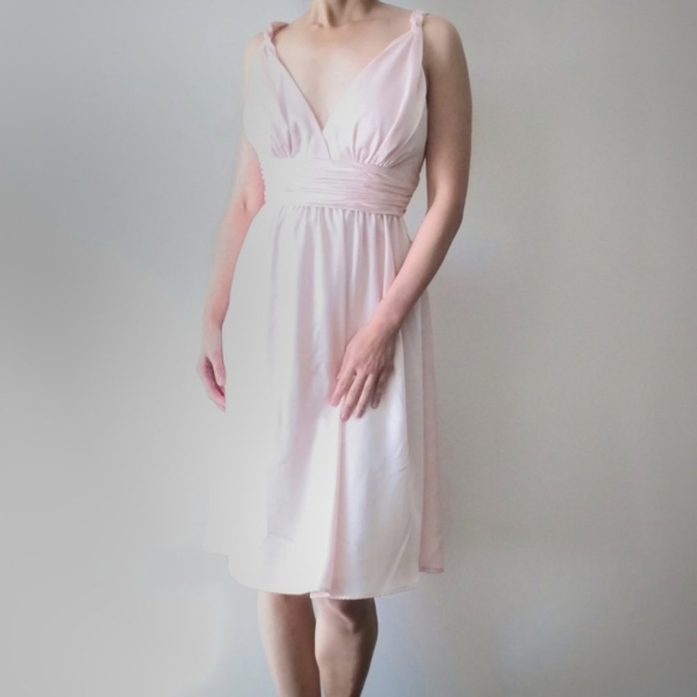 Calvin Klein sleeveless empire deep V-neck dress size 4